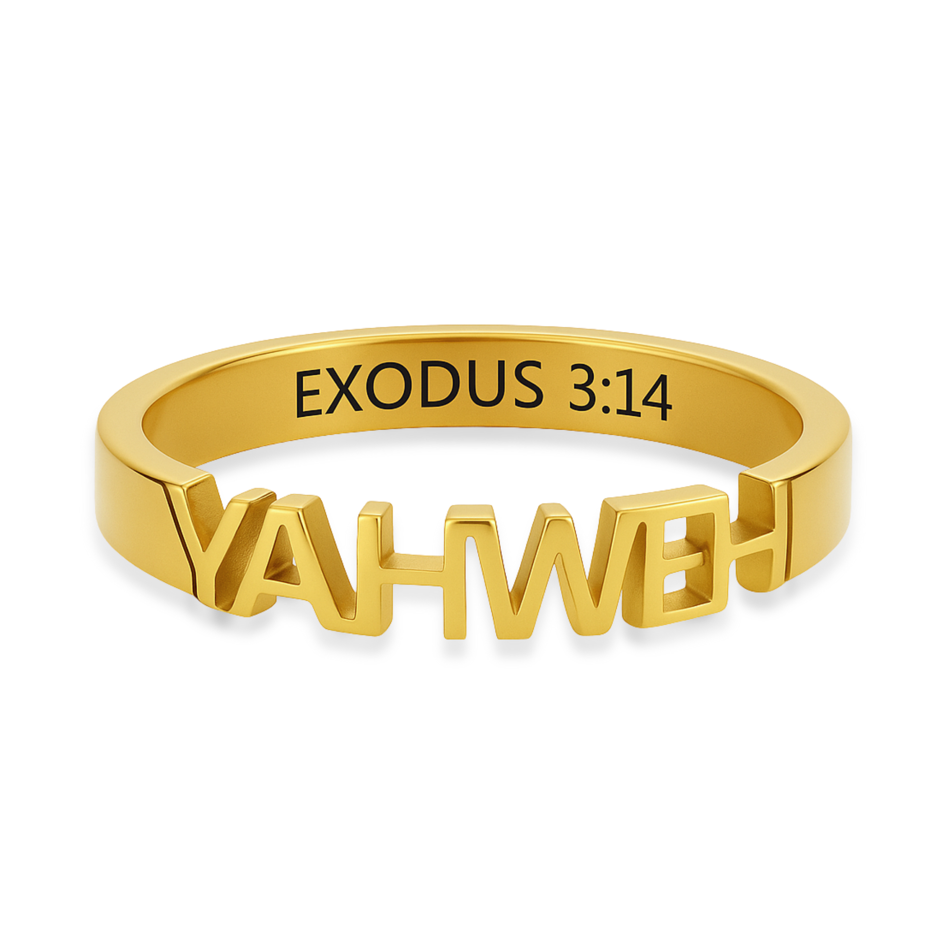 YAHWEH Ring in Gold, Silver & Rose Gold (Made to Order Ships in 2-3 weeks)