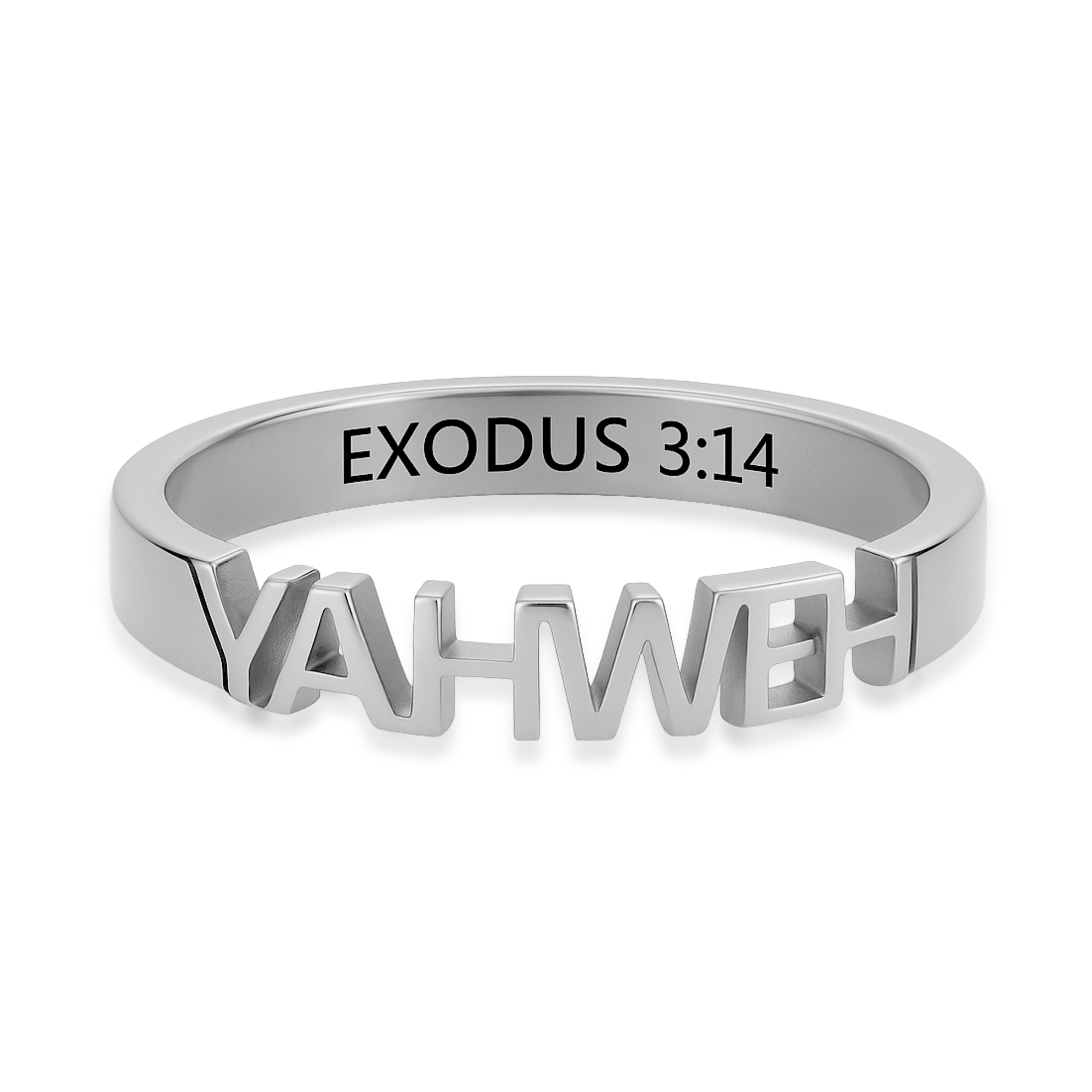 YAHWEH Ring in Gold, Silver & Rose Gold (Made to Order Ships in 2-3 weeks)