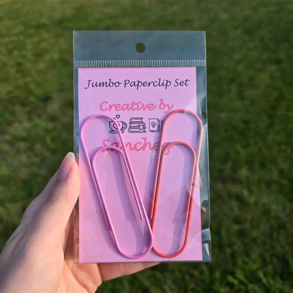 Giant Paperclip Bookmark Set of 2