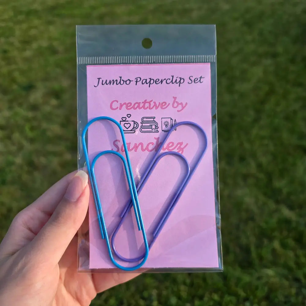 Giant Paperclip Bookmark Set of 2
