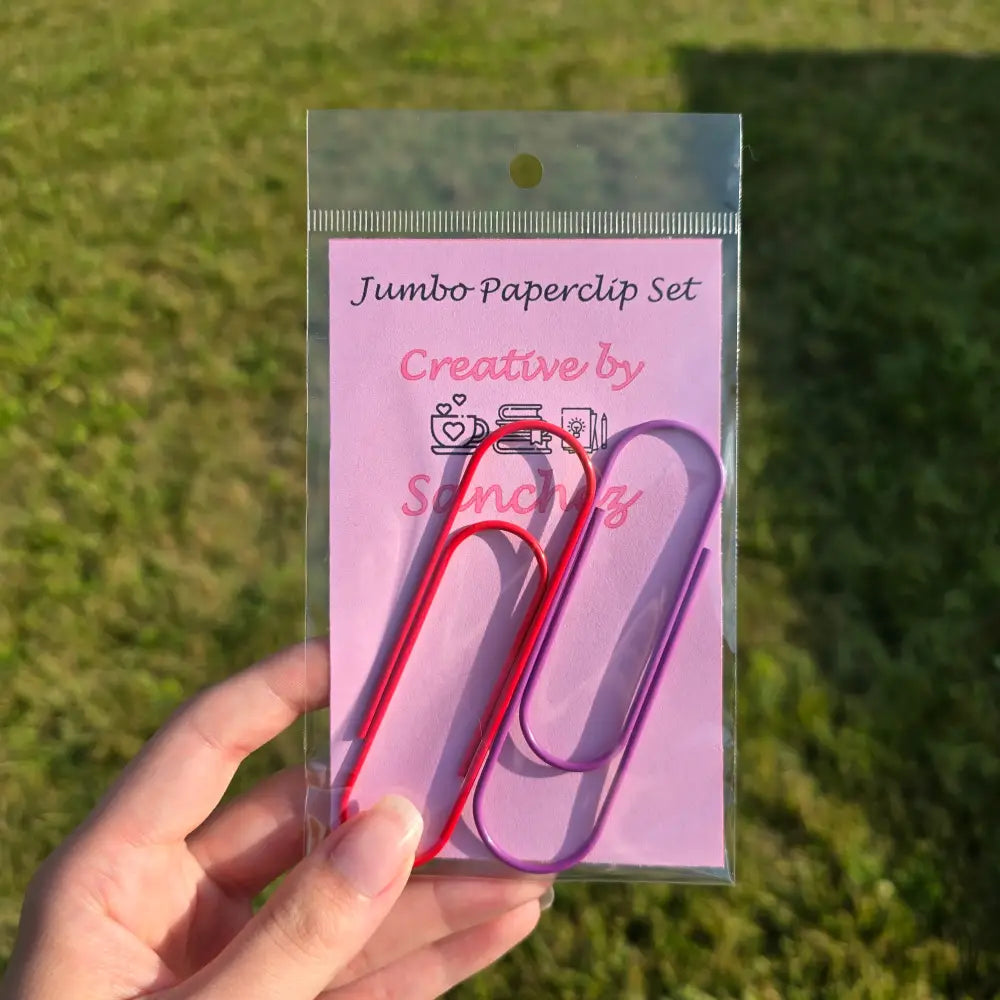 Giant Paperclip Bookmark Set of 2