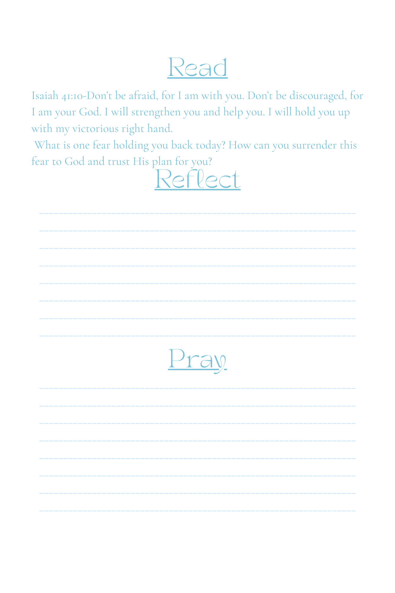 Journal | Choosing Faith Over Fear: A 35-Day Prompt Journal