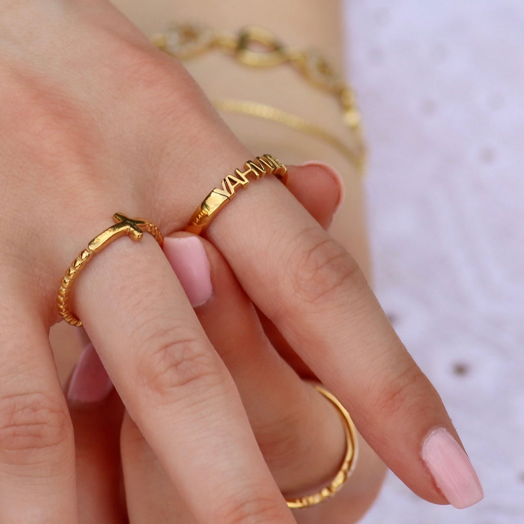 YAHWEH Ring in Gold, Silver & Rose Gold (Made to Order Ships in 2-3 weeks)