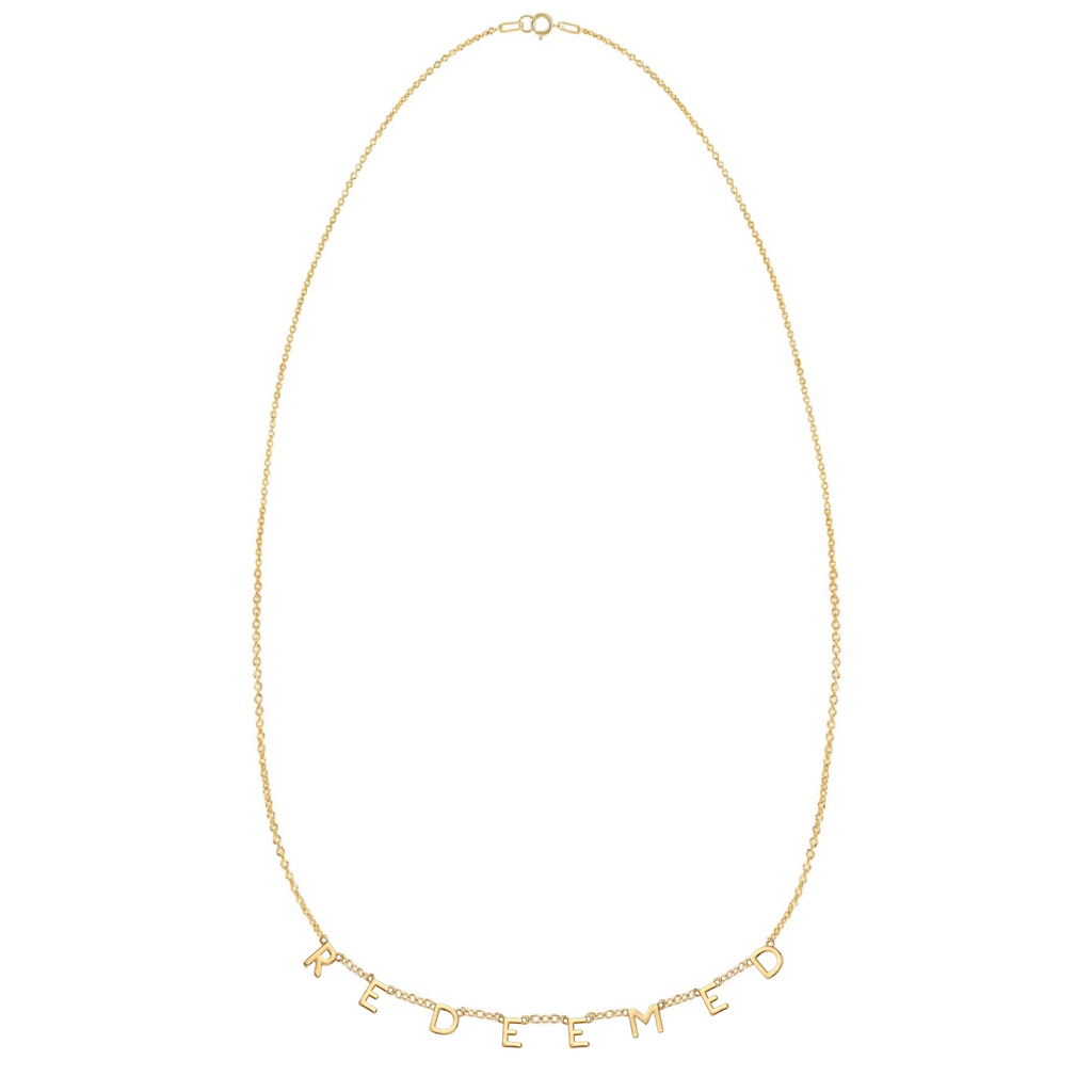 REDEEMED Necklace in Gold-Filled and Sterling Silver