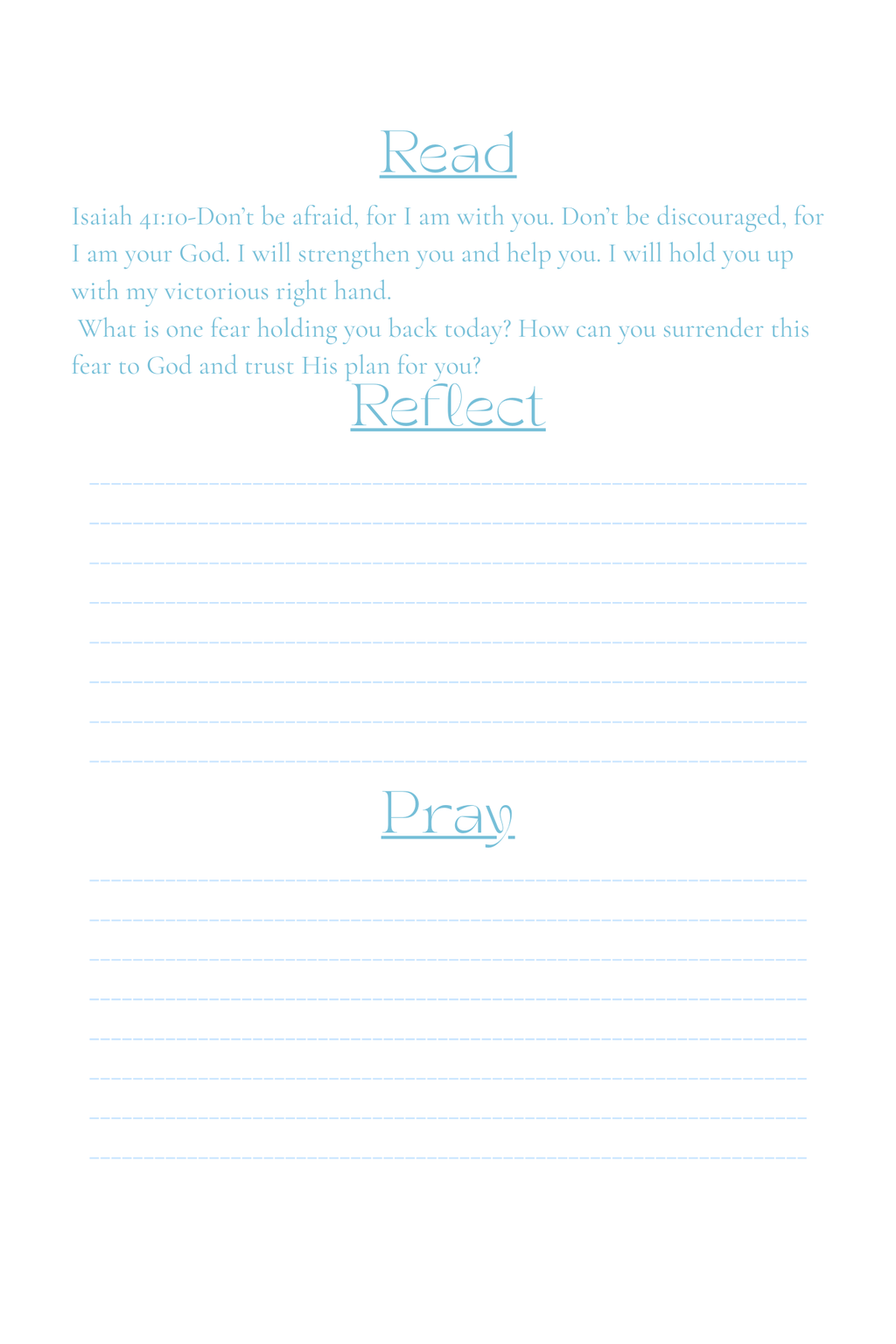 Journal | Choosing Faith Over Fear: A 35-Day Prompt Journal